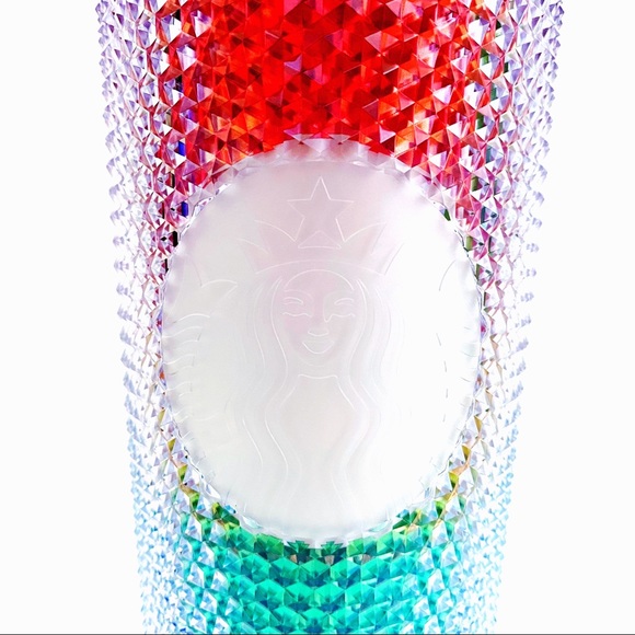 Starbucks Rainbow Pride Studded Tumbler Travel Cup Venti Limted Edition - Picture 2 of 12